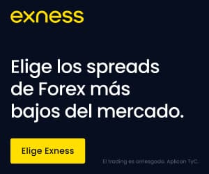 Exness — elige los spreads de forex más bajos del mercado