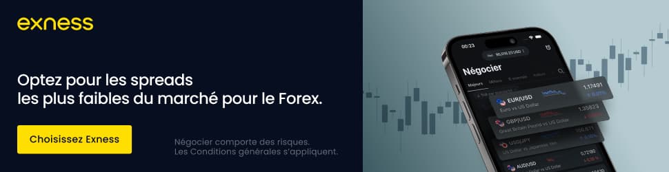 Exness — choisissez les spreads forex les plus bas du marché