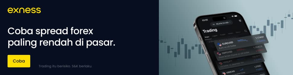Exness — pilih forex dengan spread terendah di pasar